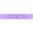 Broncos Banner 2.stl Broncos banner 2