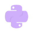 Python_Logo.stl Python Logo 2D