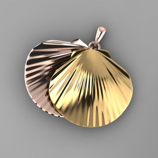 Shell Pendant 3D model