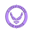 Blue.stl United States Air Force Logo Multi Color Modifier