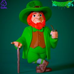 tbrender_003-Recovered-Recovered-Recovered-Recovered-Recovered-Recovered-Recovered-Recovered-Recover.jpg STL-Datei Sankt-Patrick-Maskottchen・3D-druckbares Modell zum herunterladen
