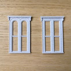 corbelset.jpg STL file Set of Two Matching Victorian Windows with Corbels・3D printable model to download
