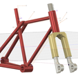 cadre cycle 5 for cult.png Personal bicycle frame