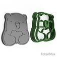 0009-Bear-with-heart.png Bear with heart Cookie Cutter 0009