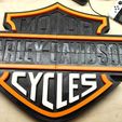 403666872_3193608510933801_3783434432657151813_n.jpg Harley Davidson Logo Wall Decor (BIG!)