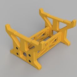 JLB_Stand.jpg Fichier 3D gratuit RC Car 1/10 Montagestaender / Support de montage・Modèle imprimable en 3D à télécharger