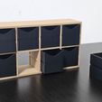 With_drawers.jpeg Cube Storage Shelf –  Inspired by IKEA Kallax