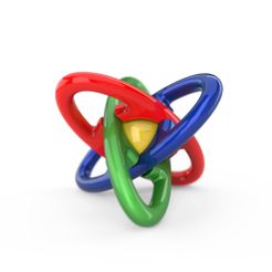 Atom.250.jpg Télécharger fichier STL Puzzle atomique • Modèle pour imprimante 3D, cilas