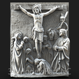 13.png 3D Model STL File for CNC Router Laser & 3D Printer Stations of the Cross Pack
