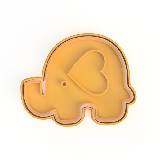 Elephant Cookie Cutter / Elephant Cookie Cutter 3D model