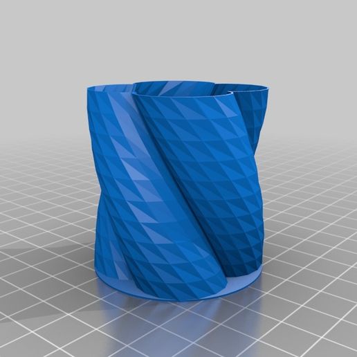 My ONE TURN Customized Spirograph Vase 3D model