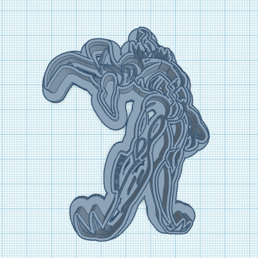 Stl File Pokemon Gigantamax Grimmsnarl Cookie Cutter・3d Printable Model To Download・cults 