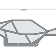 dimensions-2.png STL file TRX4M Cage Chassis・3D printing model to download