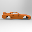 untitled.827.png Archivo STL carroceria -- TOYOTA SUPRA MK4-- ESCALA 1/24・Diseño imprimible en 3D para descargar