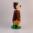 yogi side1.jpg Бесплатный 3D файл Yogi Bear・Дизайн 3D-печати для загрузки