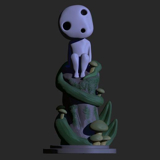 👸 Kodama Princess Mononoke・ STL File for ・Cults