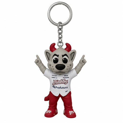 Llavero rocko de diablos rojos