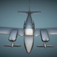 Gulfstream_GA-7_6.jpg Gulfstream American GA-7 Cougar - 3D Printable Model (*.STL)