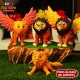 i.jpg CUTE FLEXI LION AND WINGED LION ARTICULATED