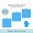 Etsy-Listing-Template-STL.png Mitten Sprinkles Stencil | Laser or 3D Printed, Decorating Stencils | Digital Download STL & SVG Files