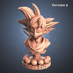 Shallot 3D Model dragon ball character on platform 3D model 3D printable