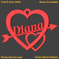 Diana.jpg STL file Diana・3D printer design to download