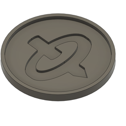 ROB-Symbol-Coaster.png Файл STL Подставка для символов ROB・3D-печатная модель для загрузки, Aztecha
