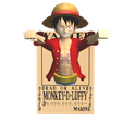 Luffy1.png Poster Wanted Luffy