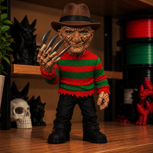 Freddy Inspired Statue – 3D Printable STL