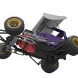 3.jpg Vintage Winged Supermodified stock car para Dirt girando Escala 1:25