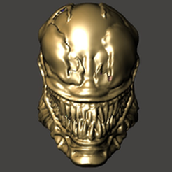 307385830_506864294208161_5265531974190546278_n.png OBJ file Venom Marvel Legends Head・3D printing template to download, dbcustomz