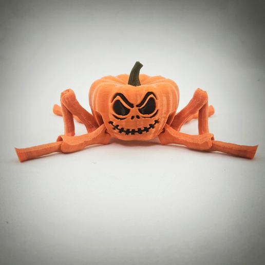IMG_20241018_015626.jpg Flexi Halloween Pumpkin Spider now available in 3mf and stl