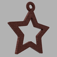 45.png Hollow christmas star X76