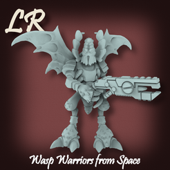 Vespid-1.png STL file Wasp Warriors FROM SPACE・3D print design to download, Leesedrenfort