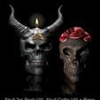 Skull-2er-Pack-VIII-Skull-Celtic-VIII-Rose.jpg skull 2-pack VIII- Skull Celtic III + Skull Rose II