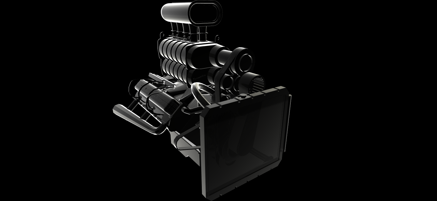Archivo STL Motor V8 Drag・Diseño imprimible en 3D para descargar・Cults