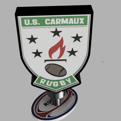 2023-09-21-22_54_41-Window.png 3D file light box carmaux rugby club・Design to download and 3D print
