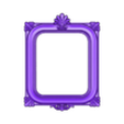 Rectangular Frame.stl 27 Mega Bundle Baroque & Classic Photo Frames - 3D Models STL/OBJ for CNC & 3D Print