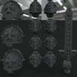 cults_knight6.jpg STL file Gloomy Angels + Templar Crusader Upgrades・3D printing model to download