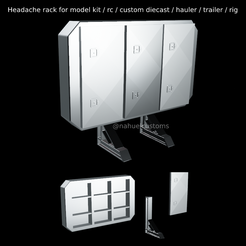 Proyecto-nuevo-2023-04-20T162452.842.png Fichier STL Support pour maux de tête pour kit / rc / custom diecast / hauler / trailer / rig・Modèle imprimable en 3D à télécharger