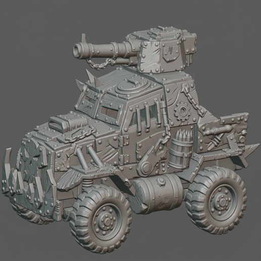 Scrap-Metal War Truck