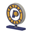 Indiana-Papers-Front-2-v1.png STL file Indiana Pacers NBA Logo Two Version Available・3D printing model to download, Upcrid