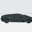 FORDF GTESX.png Ford GT 3D Model Car Stl File With Personalized Display Stand Ready For 3D Printing