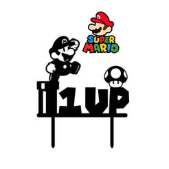 3.jpg Archivo STL CAKE TOPPER ADORNO TORTA - SUPER MARIO BROS - Mario lvl up・Idea de impresión 3D para descargar