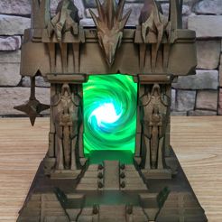 VideoCapture_20230315-155747.jpg 3D-Datei Warcraft dunklen Portal mit Telefon und Animation Basis kostenlos・3D-Druck-Idee zum Herunterladen