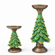 Christmas-Tree-Candle-Holder.png Подставка для свечей в виде рождественской елки