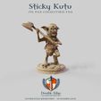 Sticky Kutu STL FILE COLLECTIBLE FILE —— MINIATURES —— DOUBLE EDGE MINIATURES® - ID NUMBER GB-05 Sticky Kutu - GB_05