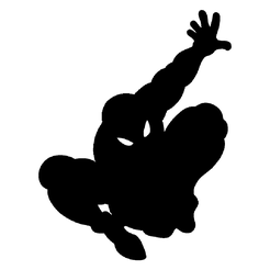 spider_man.png Файл STL Настенная наклейка "Человек-паук・Дизайн для загрузки и 3D-печати, Scaramax