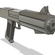 gun3.jpg Star Wars Clone Wars suppressed trooper pistol in 1:12 , 1:6 and 1:1 scales