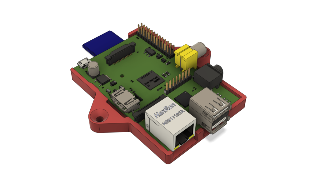 Download free STL file Raspberry Pi Model B - simplistic case • 3D ...